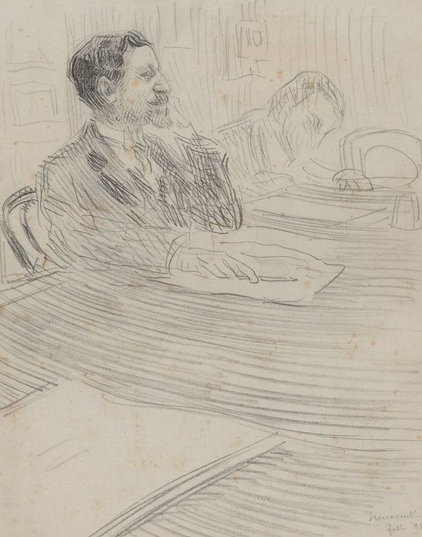 DISEGNO RITRATTO DI CAMILLO INNOCENTI