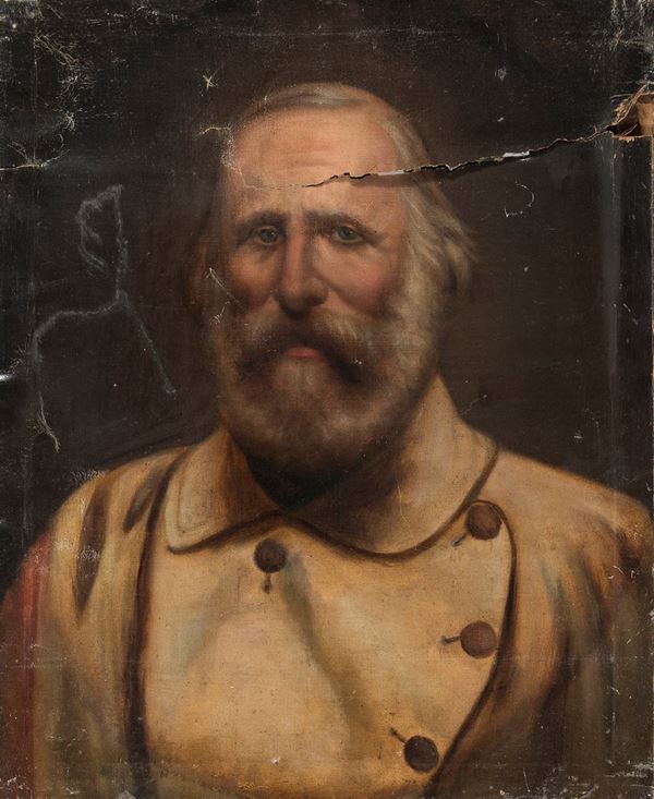 DIPINTO RITRATTO DI GIUSEPPE GARIBALDI