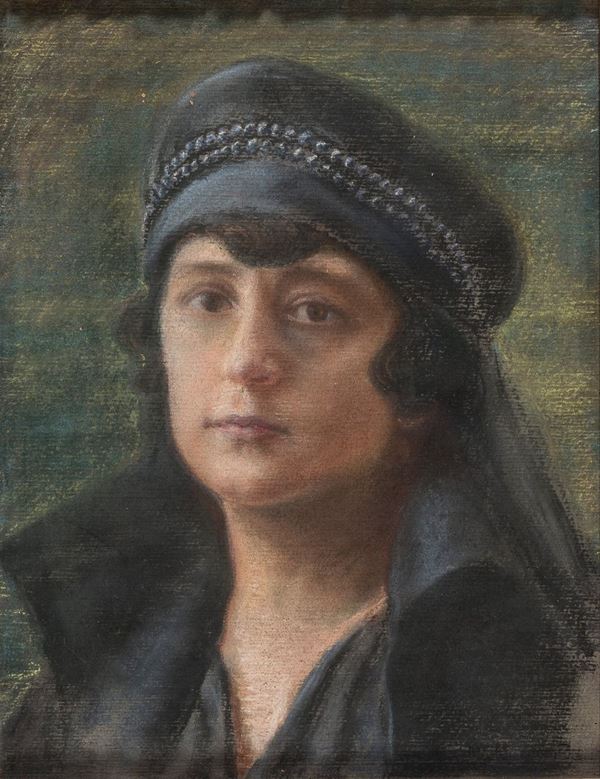 PASTELLO PROBABILE RITRATTO DI ELENA DI SAVOIA