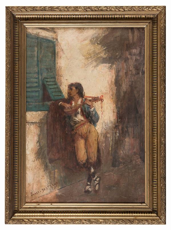 DIPINTO SERENATA DI JEAN BAPTISTE BERTRAND