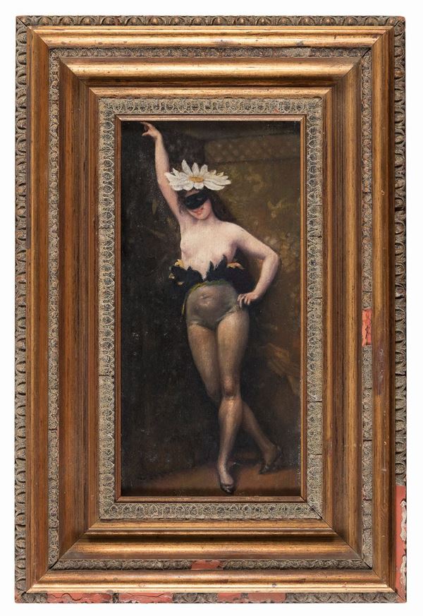 DIPINTO BALLERINA IN MASCHERA
