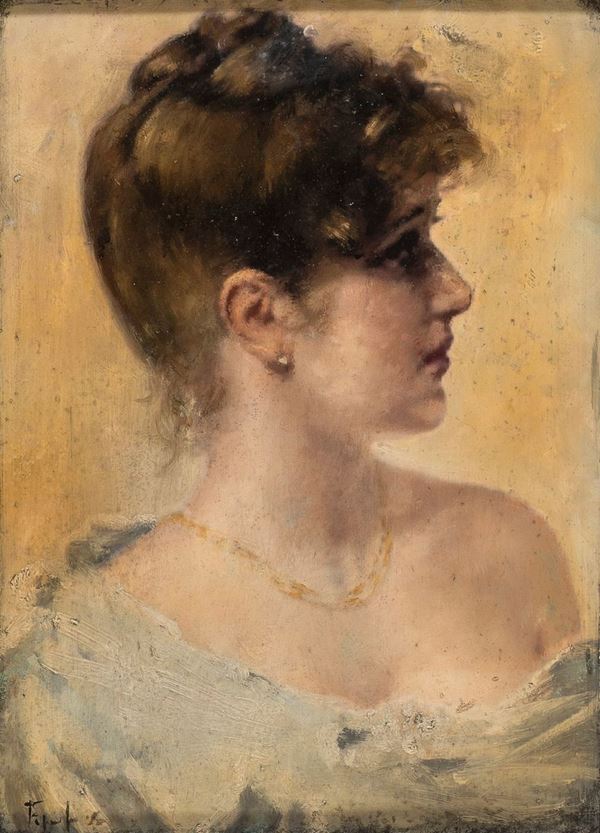 DIPINTO VOLTO DI DONNA