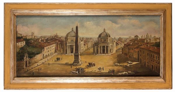 DIPINTO PIAZZA DEL POPOLO