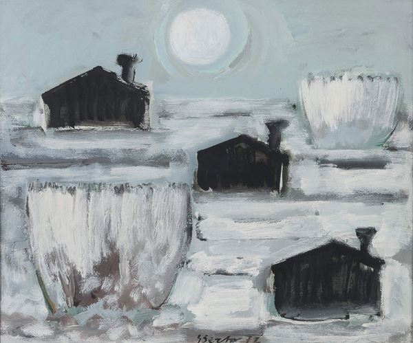 DIPINTO PAESAGGIO DI GIANPAOLO BERTO