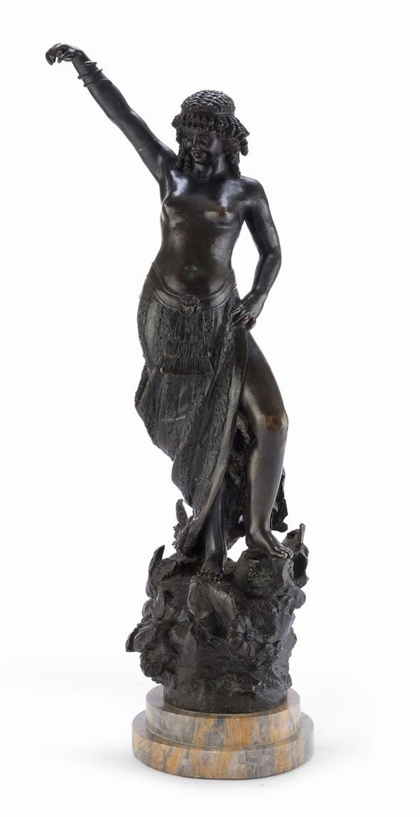 BRONZO ALLEGORIA DI ADOLFO PANTANARESI