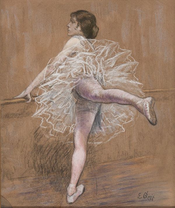 PASTELLO BALLERINA DI EMILIO RIZZI