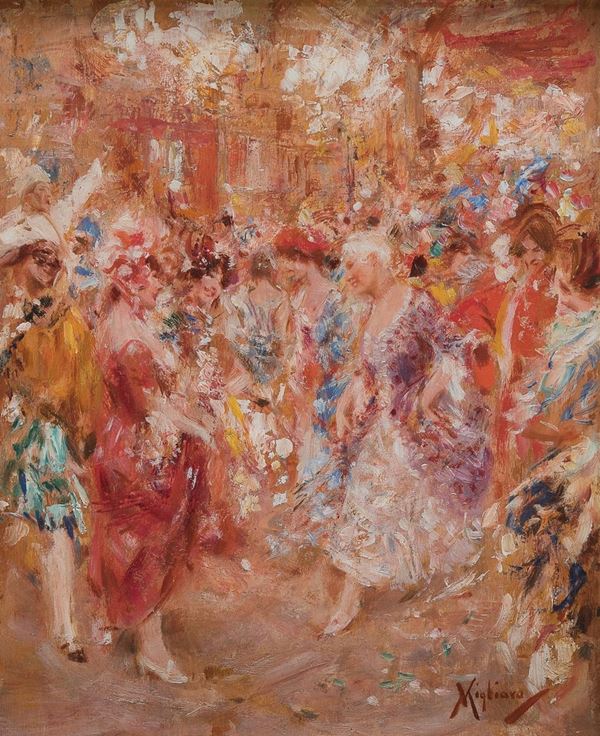 DIPINTO CARNEVALE DI VINCENZO MIGLIARO