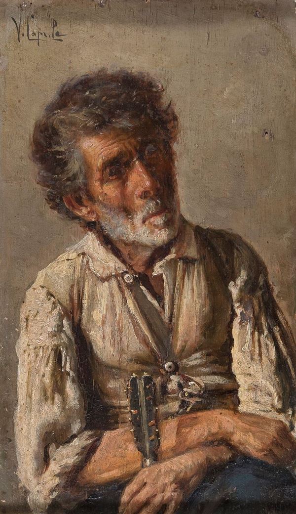 DIPINTO ANZIANO F.TO VENCENZO CAPRILE