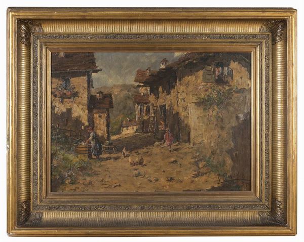 DIPINTO PONTE VENTURINA DI GIULIANO AMADORI