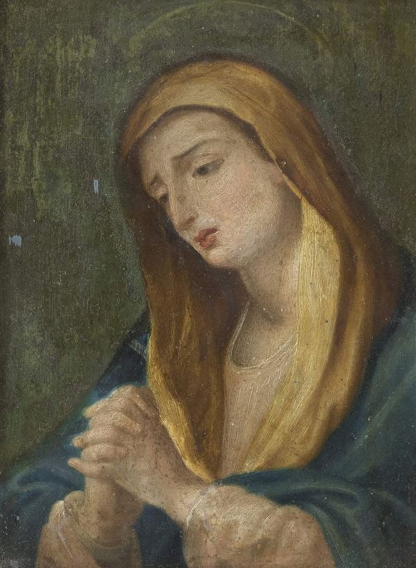 DIPINTO VERGINE DELL&#39;OTTOCENTO