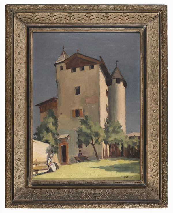 DIPINTO CONVENTO DI NATALE POLLASTRINI