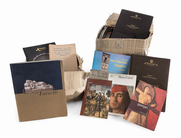 DUE CASSETTE LIBRI D&#39;ARTE