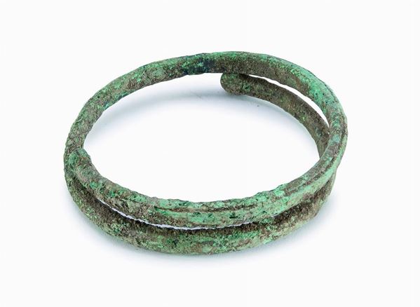 ARMILLA IN BRONZO, VI-II SECOLO A.C.