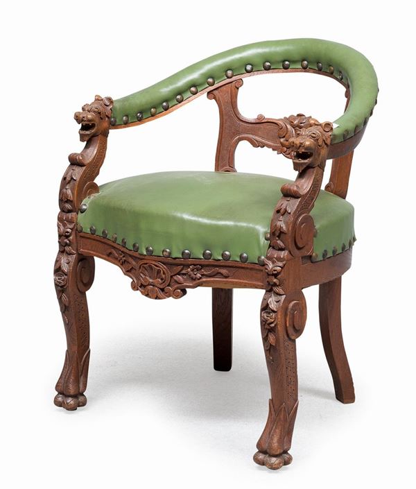POLTRONCINA NEORINASCIMENTALE