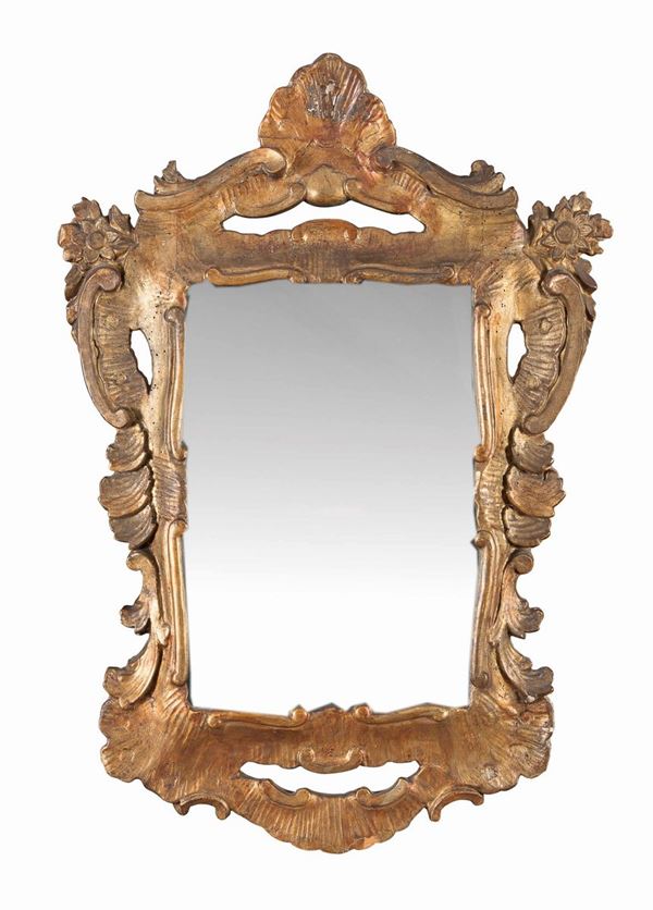SPECCHIERA IN LEGNO DORATO