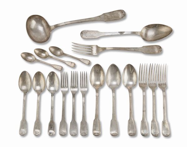 SERVIZIO DI POSATE IN SILVERPLATED