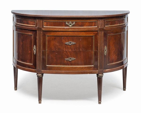 CREDENZA A DEMILUNE FRANCESE