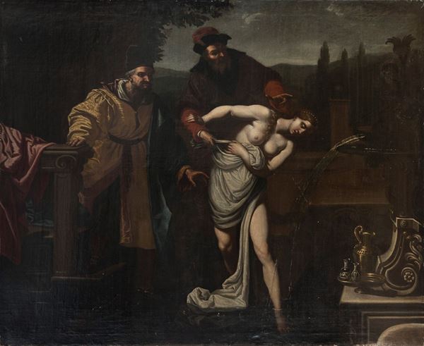 DIPINTO SUSANNA  ATTR. AD ANDREA MALINCONICO