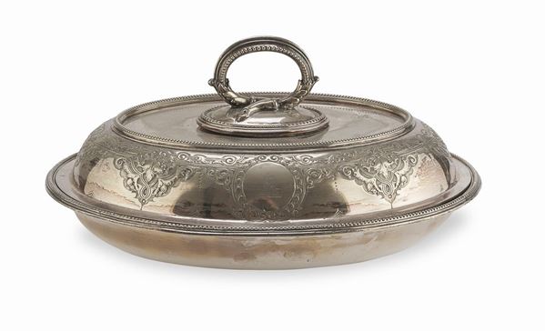 LEGUMIERA IN SILVERPLATED, SHEFFIELD