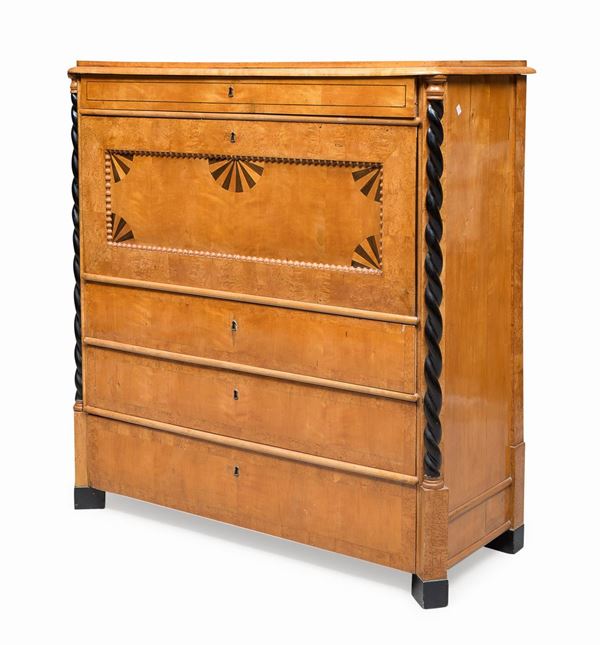 SECRETAIRE IN ACERO PERIODO BIEDERMAIER