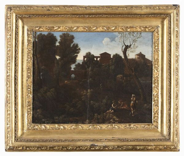 BOTTEGDIPINTO PAESAGGIO DELLAA  BOTTEGA DI FRANCESCO GRIMALDI PAESAGGIO