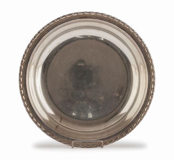 BACILE IN SILVERPLATED DI SERRA ROMA