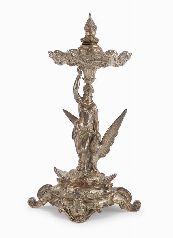 CANDELIERE IN ARGENTO, FRANCIA XIX SECOLO