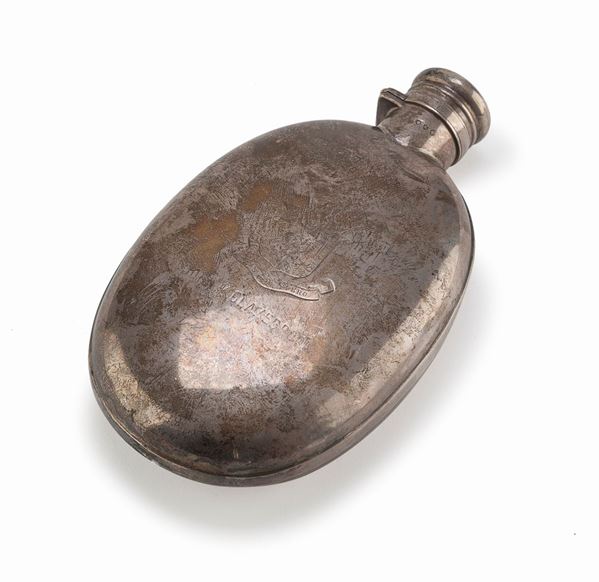FIASCHETTA DA TASCA IN ARGENTO, LONDRA 1886