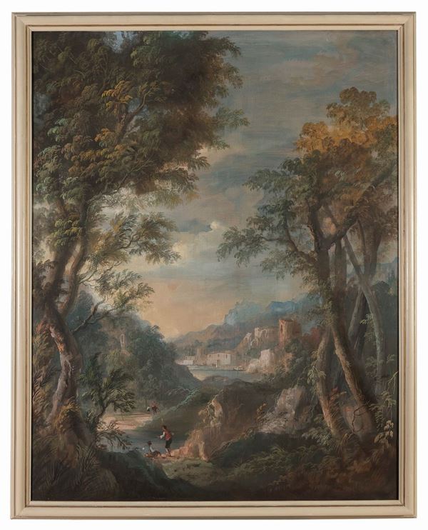 DIPINTO PAESAGGIO FANTASTICO
