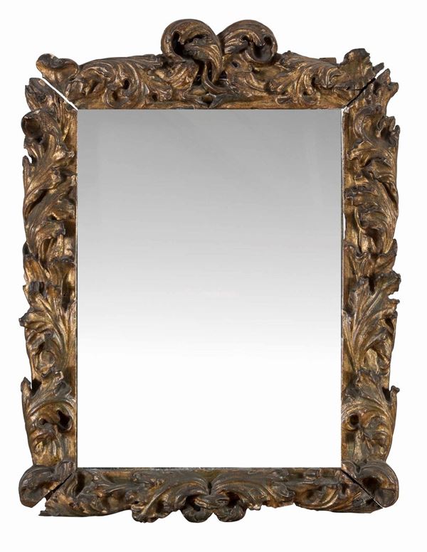 SPECCHIERA IN LEGNO DORATO