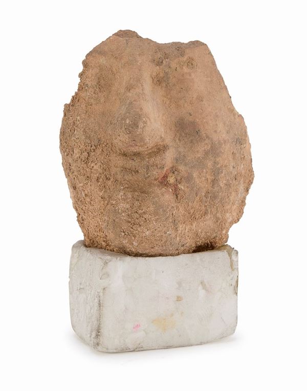 FRAMMENTO DI TESTA VOTIVA, VI-V SECOLO A.C.