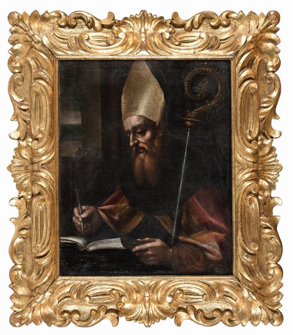 DIPINTO SANT&#39;AMBROGIO AMBITO DI MATTIA PRETI