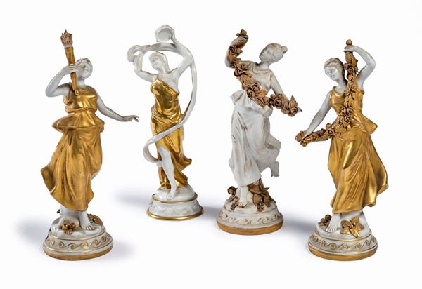 QUATTRO FIGURE ALLEGORICHE DI GINORI