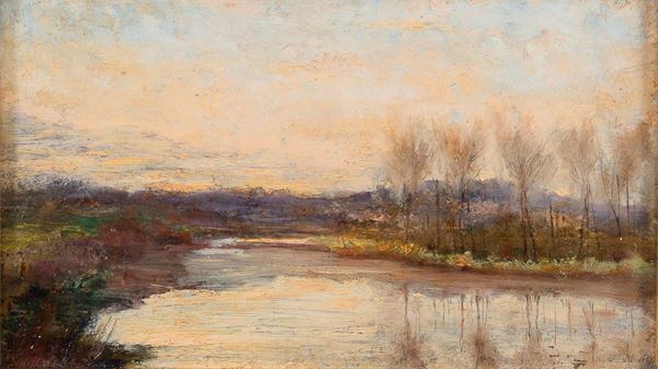 DIPINTO PAESAGGIO DOUBLE-FACES