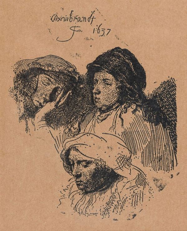 QUATTRO INCISIONI DA REMBRANDT