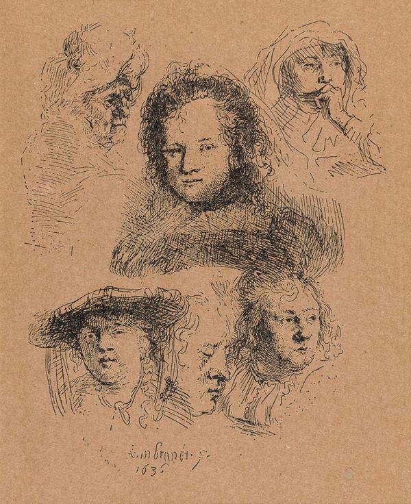 QUATTRO INCISIONI DA REMBRANDT