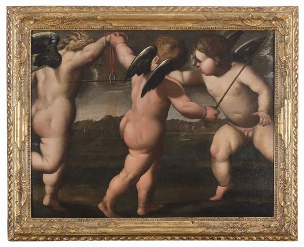DIPINTO PUTTI AMBITO DI LELIO ORSI