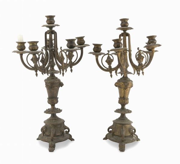 COPPIA DI CANDELABRI