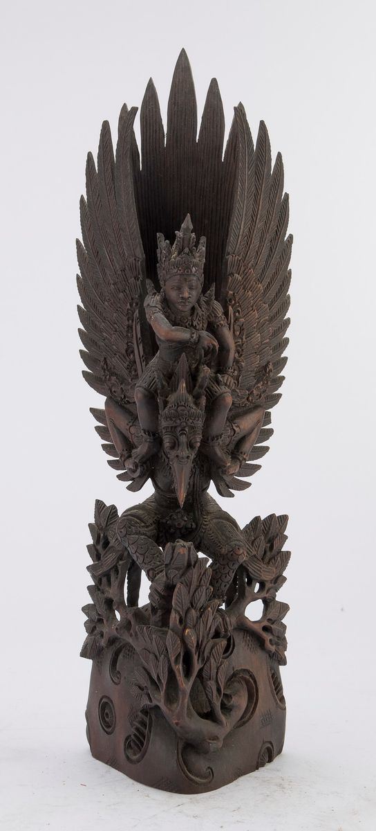 SCULTURA IN LEGNO, INDIA O BIRMANIA