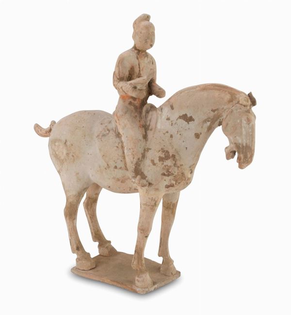 CAVALLO E CAVALIERE CINA DINASTIA TANG
