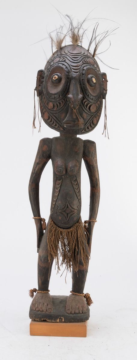 FIGURA FEMMINILE MINIMBIT, SEPIK NUOVA GUINEA