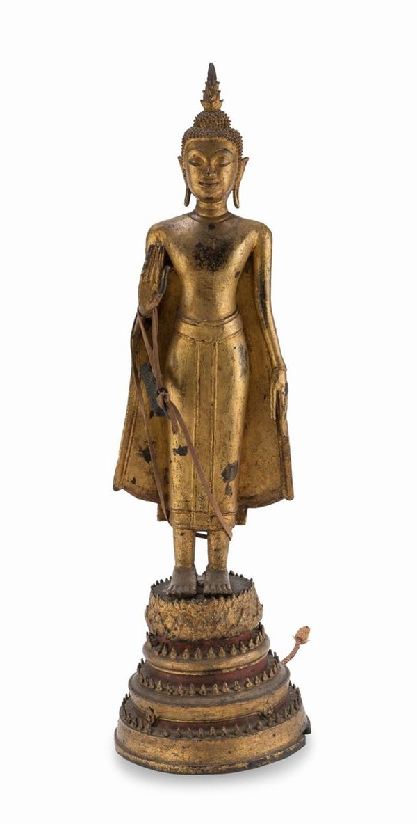 SCULTURA DI BUDDHA TAILANDIA XIX SECOLO