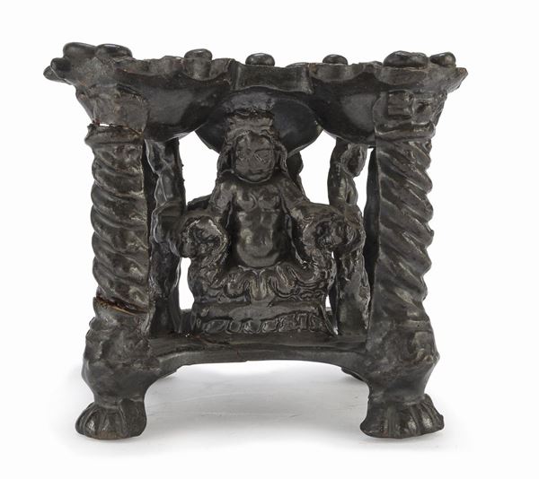 PORTA INCENSI IN CERAMICA, ESTREMO ORIENTE