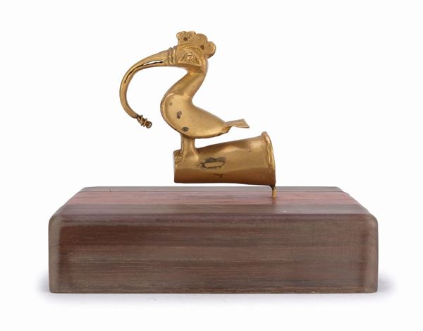 PICCOLA SCULTURA IN BRONZO, ESTREMO ORIENTE