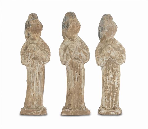 TRE SCULTURE CINA STILE TANG