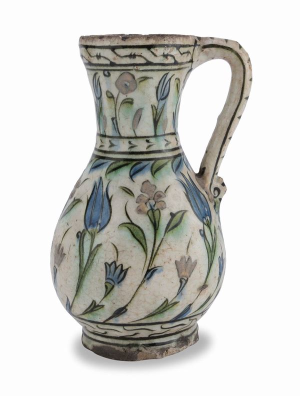 BROCCA IN CERAMICA IZNIK, TURCHIA XVII SECOLO