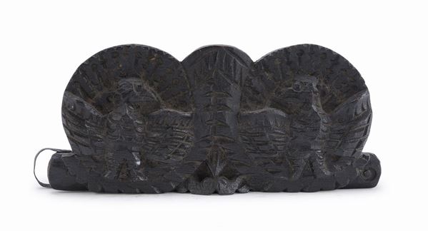 BILANCIA CON CUSTODIA IN LEGNO AFRICA