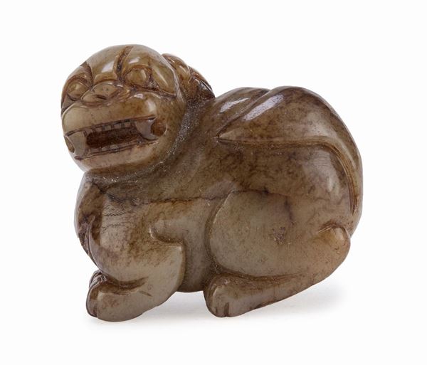 SCULTURA DI BIXIE IN GIADA CINA