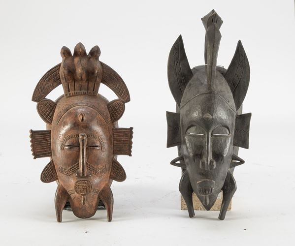 DUE MASCHERE ANTROPOMORFE, KOTA GABON