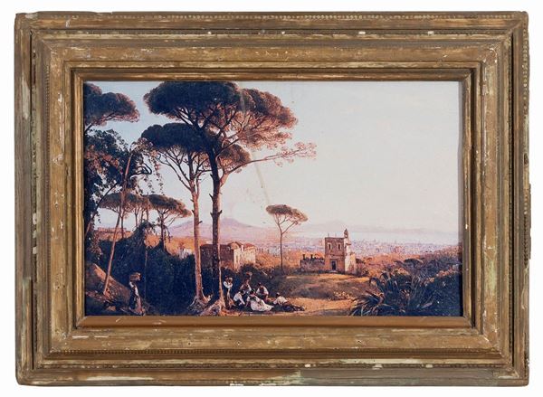FOTORIPRODUZIONE DI VEDUTA NAPOLETANA